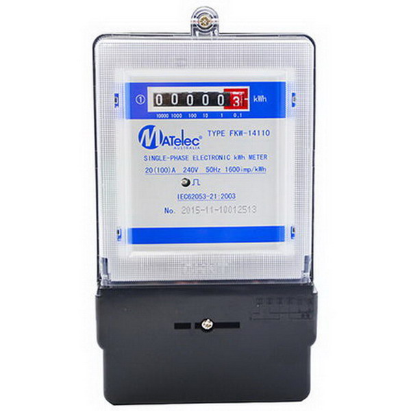 KWH METER SURFACE MTD 30-100A 1PH DIRECT