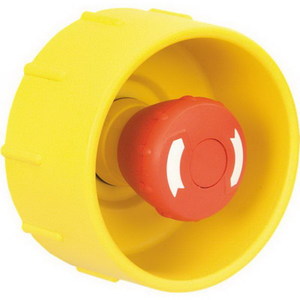 P/BUTTON GUARD YELLOW FOR E/STOP 85mm