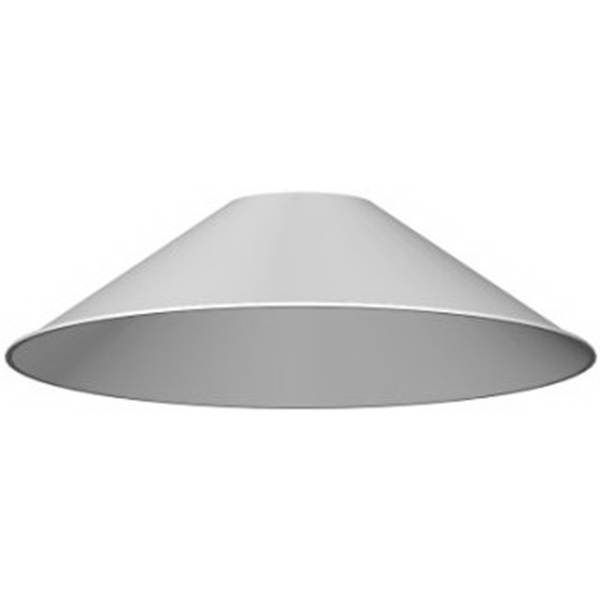 BATTEN FIX CONICAL SHADE WHITE 230MM