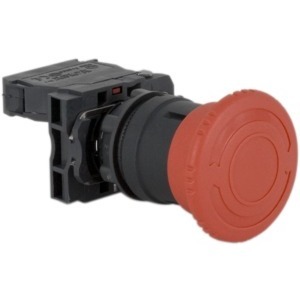 EMERGENCY STOP 40MM RED 1 N/C HANGSELL