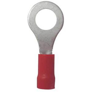 INSULATED RING TERM RED M4 STUD 100PK